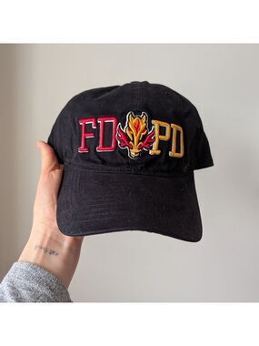 🩵4/$20 Women's Calgary flames Black Embroidered Baseball Cap